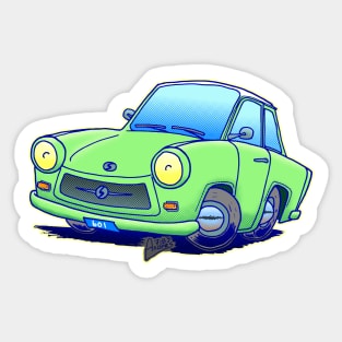 Vintage Trabant - Trabi 601 just the car Sticker